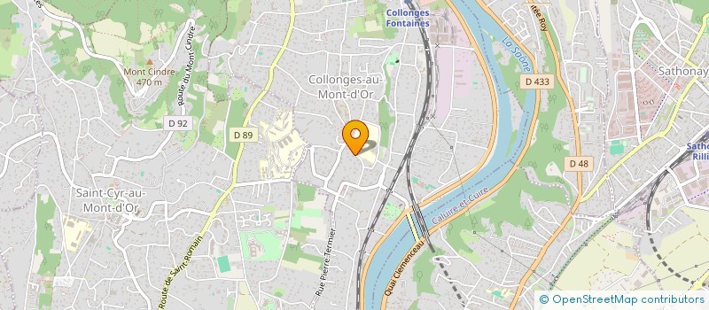 localisation de l'entreprise SCI SUZANNE  COLLONGES-AU-MONT-D'OR