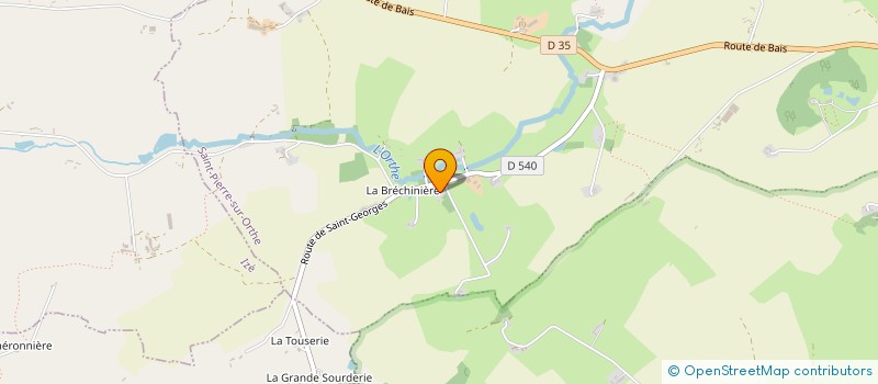 localisation de l'entreprise SCI SUZANNE  VIMARTIN-SUR-ORTHE