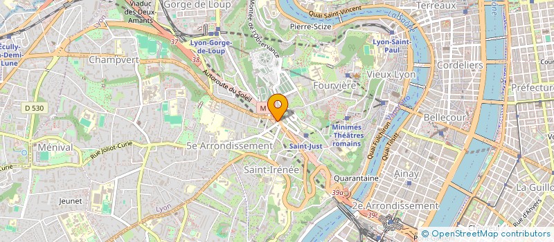 localisation de l'entreprise SCI SUZANNE  LYON