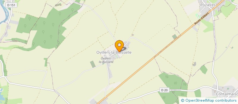 localisation de l'entreprise SCI SUZANNE ET LILIANE  OVILLERS-LA-BOISSELLE