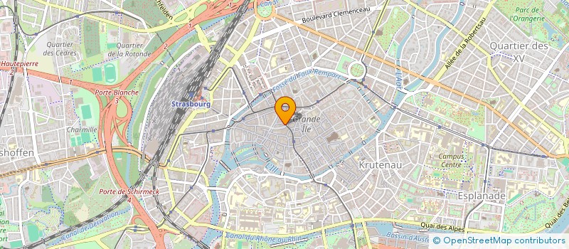 localisation de l'entreprise SCI SUZELE à STRASBOURG
