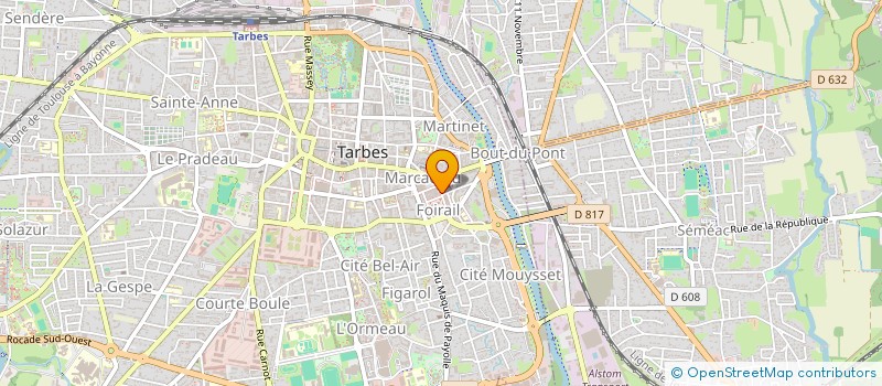 localisation de l'entreprise SCI SUZEMI  TARBES