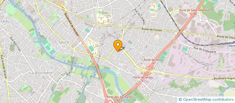 localisation de l'entreprise SCI SUZENET  VERTOU