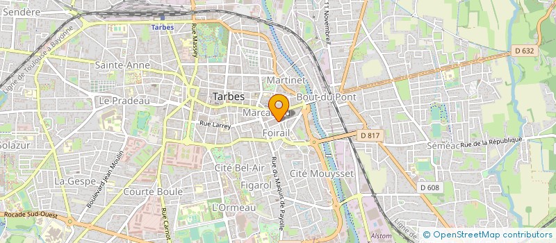 localisation de l'entreprise SCI SUZENRI  TARBES