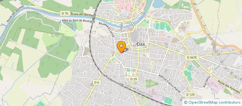localisation de l'entreprise SCI SUZETTE à DAX
