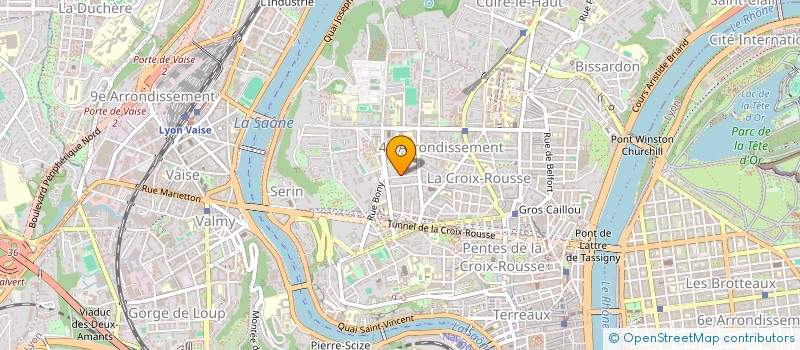 localisation de l'entreprise SCI SUZIS  LYON