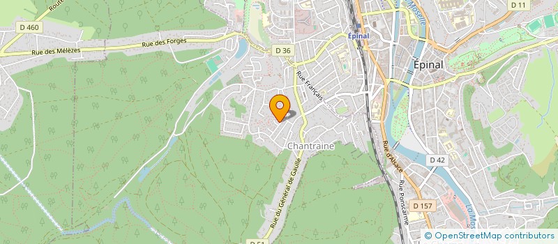 localisation de l'entreprise SCI SUZON  CHANTRAINE