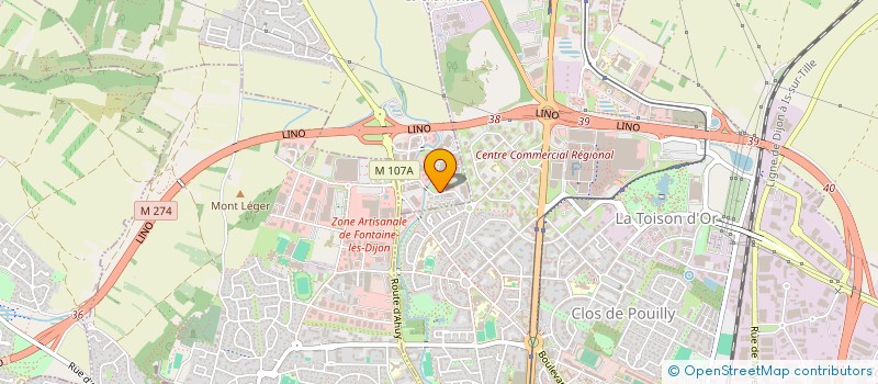 localisation de l'entreprise SCI SUZON  AHUY