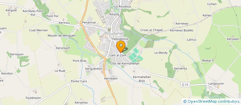 localisation de l'entreprise SCI SUZY  PLOUDANIEL