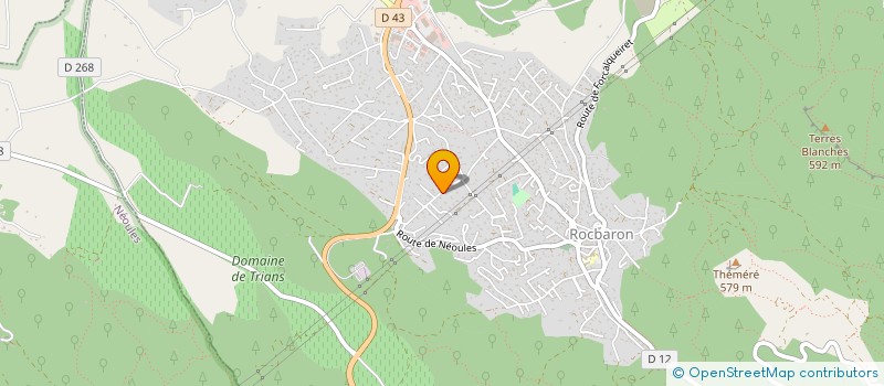 localisation de l'entreprise SCI SUZY-FRED  ROCBARON