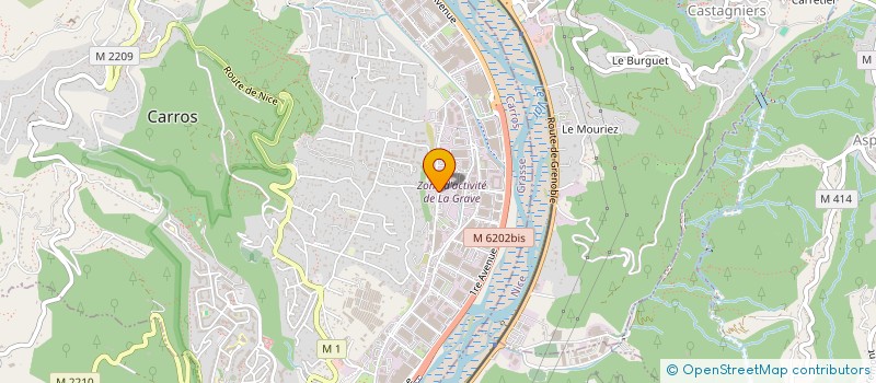 localisation de l'entreprise SCI SUZY NISSA  CARROS