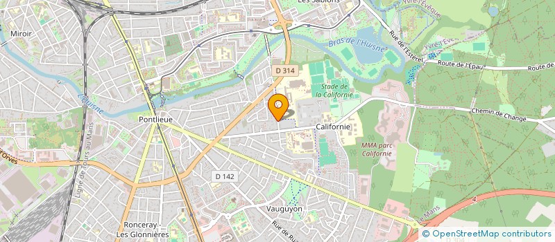 localisation de l'entreprise SCI SV  LE MANS