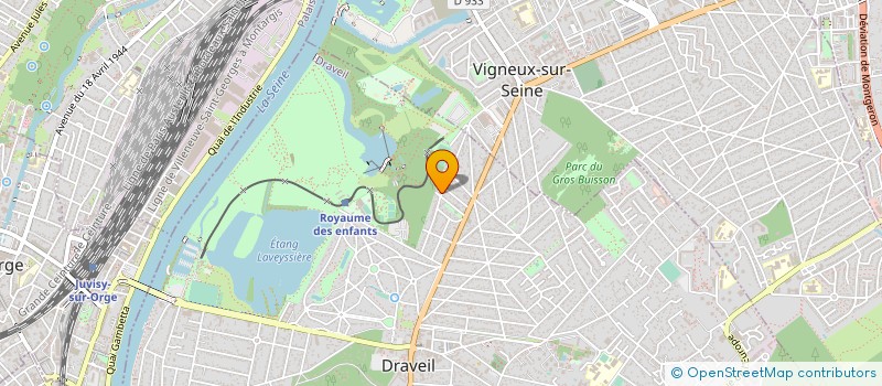 localisation de l'entreprise SCI SV IMMOBILIER à DRAVEIL