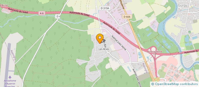 localisation de l'entreprise SCI SV2D  APPOIGNY