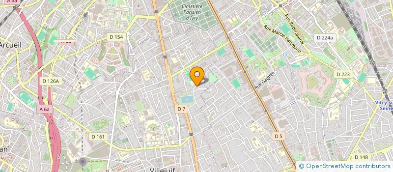 localisation de l'entreprise SCI SVAL  VILLEJUIF