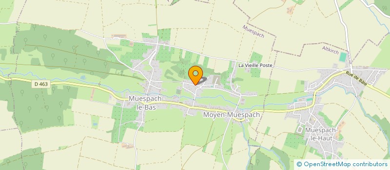 localisation de l'entreprise SCI SVC  MUESPACH