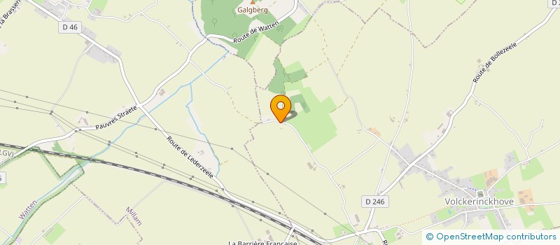 localisation de l'entreprise SCI SVCV 59 à VOLCKERINCKHOVE