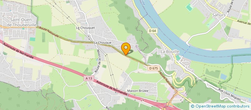 localisation de l'entreprise SCI SVCV à CAUMONT