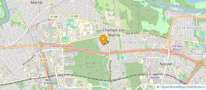 localisation de l'entreprise SCI SVD  CHAMPS-SUR-MARNE