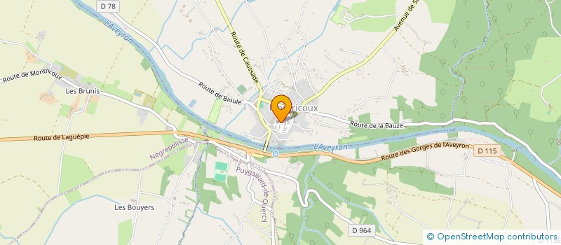 localisation de l'entreprise SCI SVD IMMO  MONTRICOUX