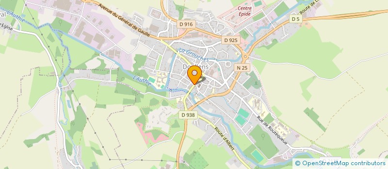 localisation de l'entreprise SCI SVDL  DOULLENS