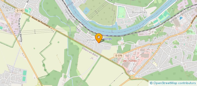 localisation de l'entreprise SCI SVEM à DAMMARIE-LES-LYS