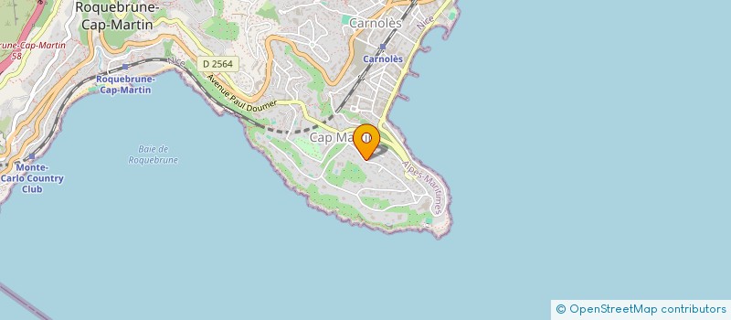 localisation de l'entreprise SCI SVETARAT à ROQUEBRUNE-CAP-MARTIN