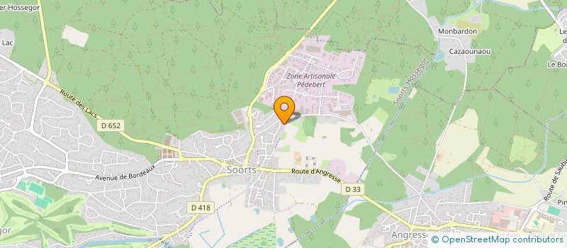 localisation de l'entreprise SCI SVETLANA à SOORTS-HOSSEGOR
