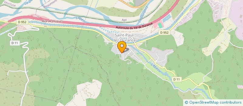 localisation de l'entreprise SCI SVF  SAINT-PAUL-LES-DURANCE