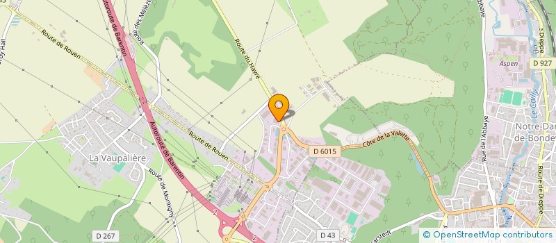 localisation de l'entreprise SCI SVG à ROUEN