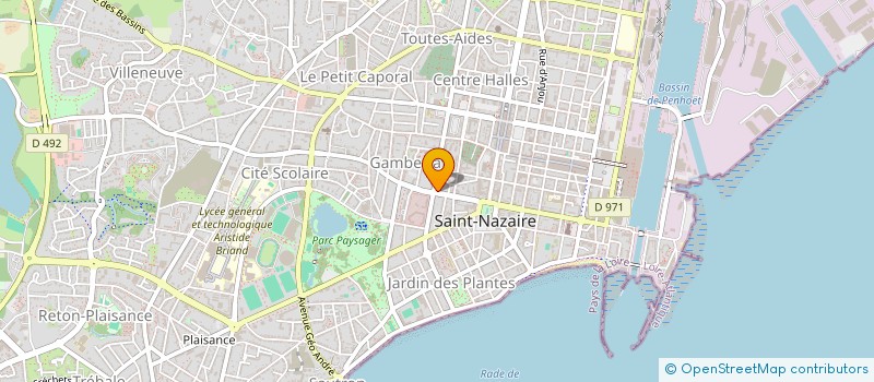 localisation de l'entreprise SCI SVG INVEST  SAINT-NAZAIRE