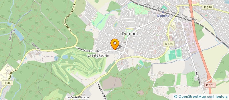 localisation de l'entreprise SCI SVLC  DOMONT