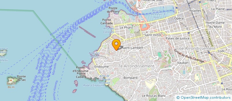 localisation de l'entreprise SCI SVLEX à MARSEILLE