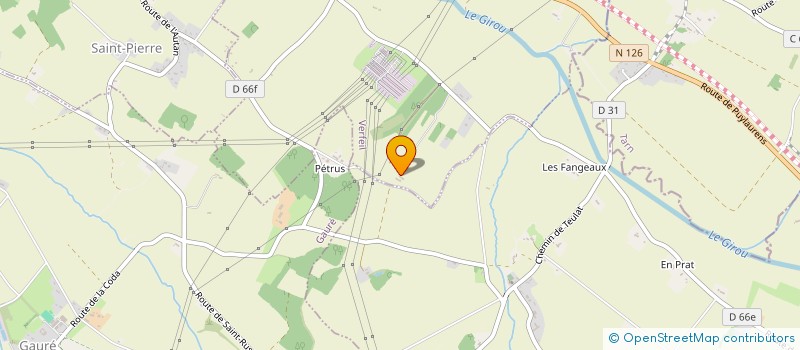 localisation de l'entreprise SCI SVM  VERFEIL