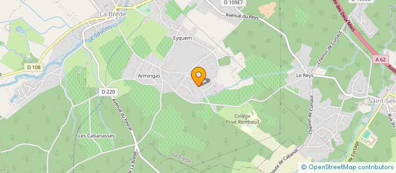 localisation de l'entreprise SCI SVM  LA BREDE