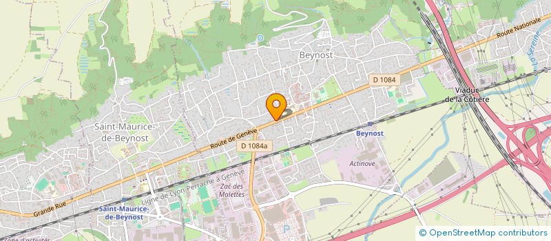localisation de l'entreprise SCI SVM  BEYNOST