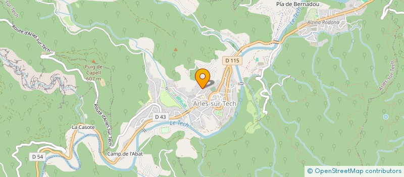 localisation de l'entreprise SCI SVMP  ARLES-SUR-TECH