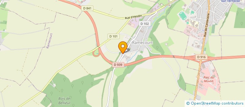 localisation de l'entreprise SCI SVMP  RAMECOURT