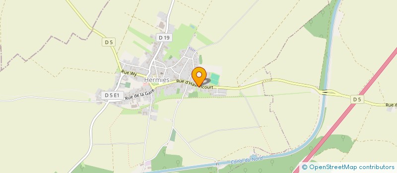 localisation de l'entreprise SCI SVMS  HERMIES