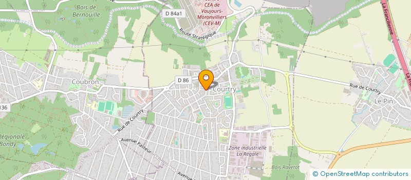 localisation de l'entreprise SCI SVMTR à COURTRY