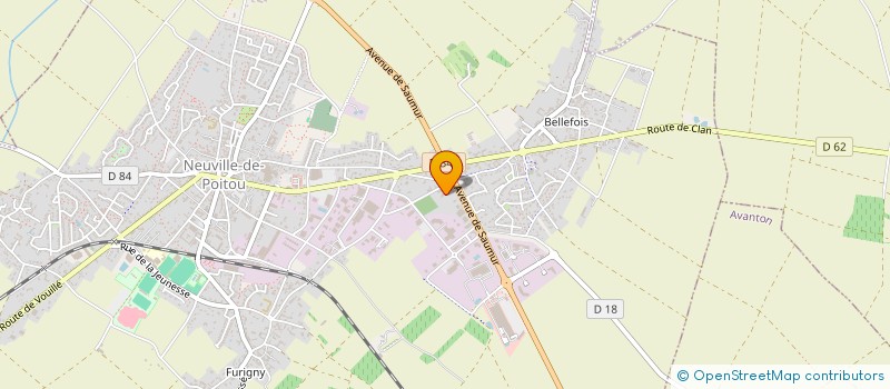 localisation de l'entreprise SCI SVP  NEUVILLE-DE-POITOU