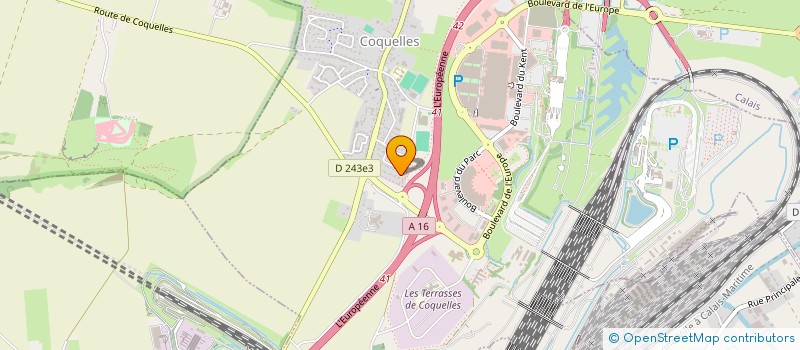 localisation de l'entreprise SCI SVPZ  COQUELLES