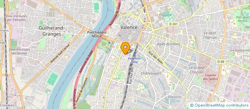 localisation de l'entreprise SCI SW à VALENCE