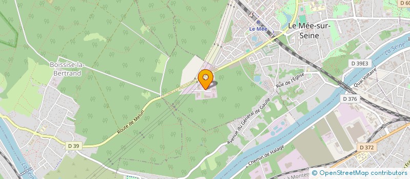 localisation de l'entreprise SCI SW  CHARTRETTES