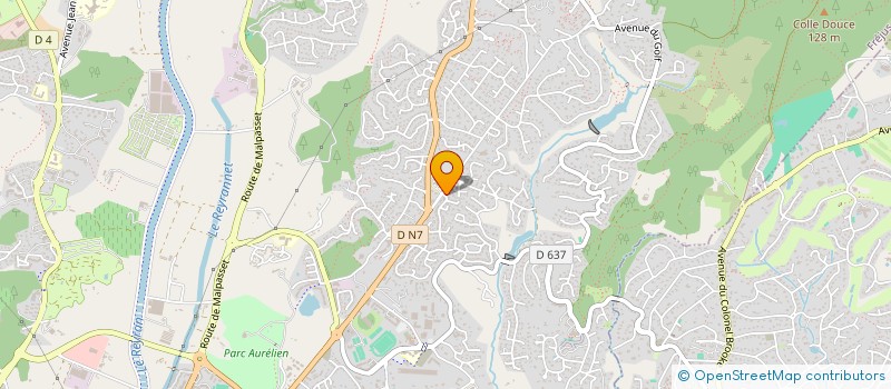 localisation de l'entreprise SCI SW à FREJUS