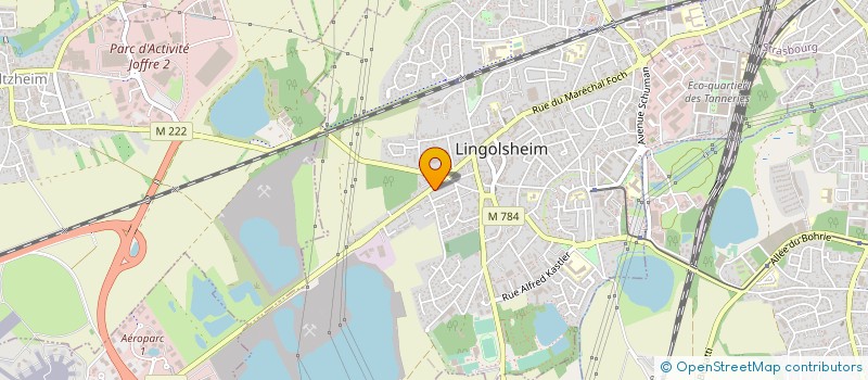 localisation de l'entreprise SCI SW COULAUX  LINGOLSHEIM