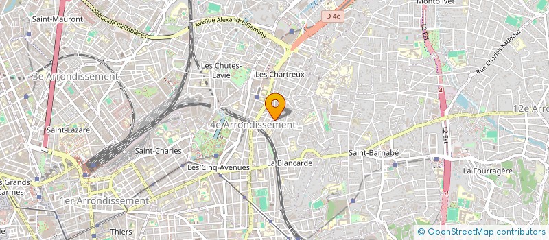 localisation de l'entreprise SCI SW IMMO à MARSEILLE