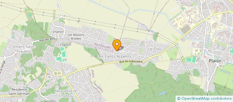 localisation de l'entreprise SCI SWAM  PLAISIR