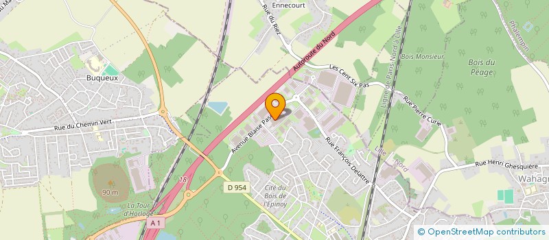 localisation de l'entreprise SCI SWAN  LIBERCOURT