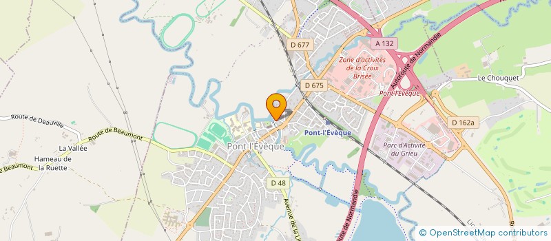 localisation de l'entreprise SCI SWAN  PONT L'EVEQUE